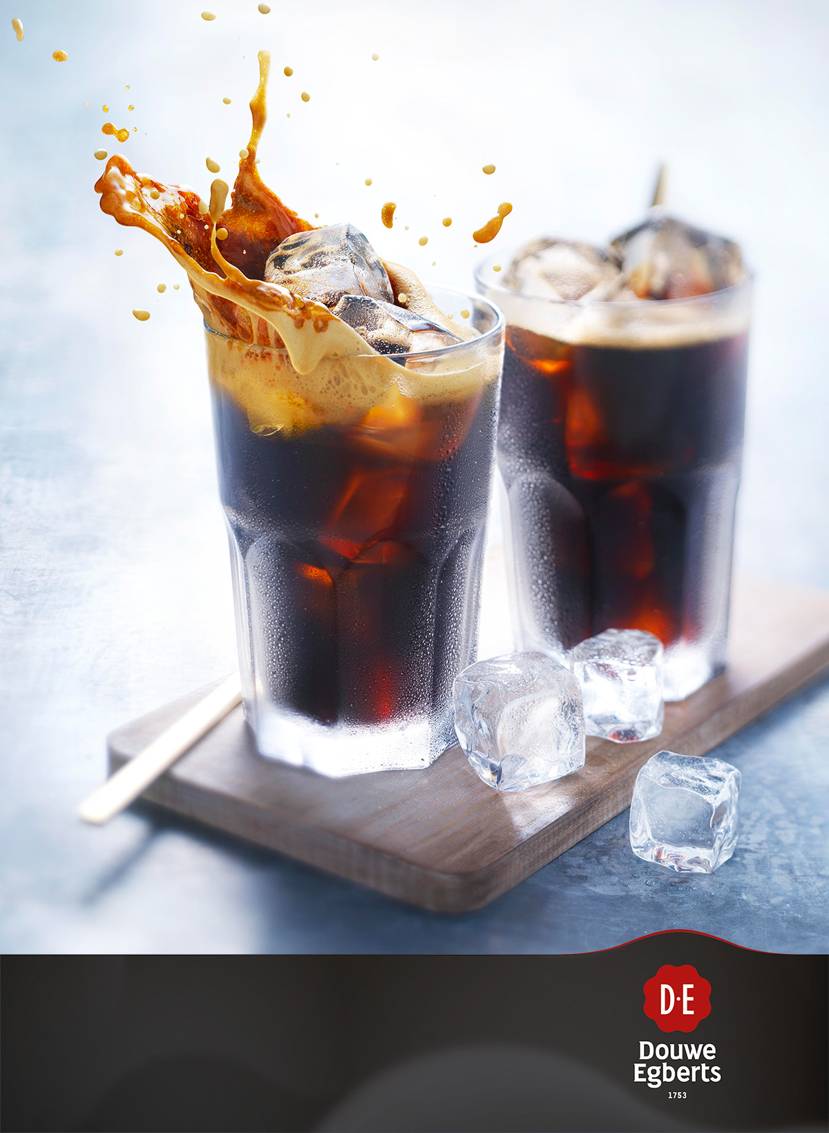 Drinks photography of DE's Ice Coffee made by Studio_m Photography Amsterdam