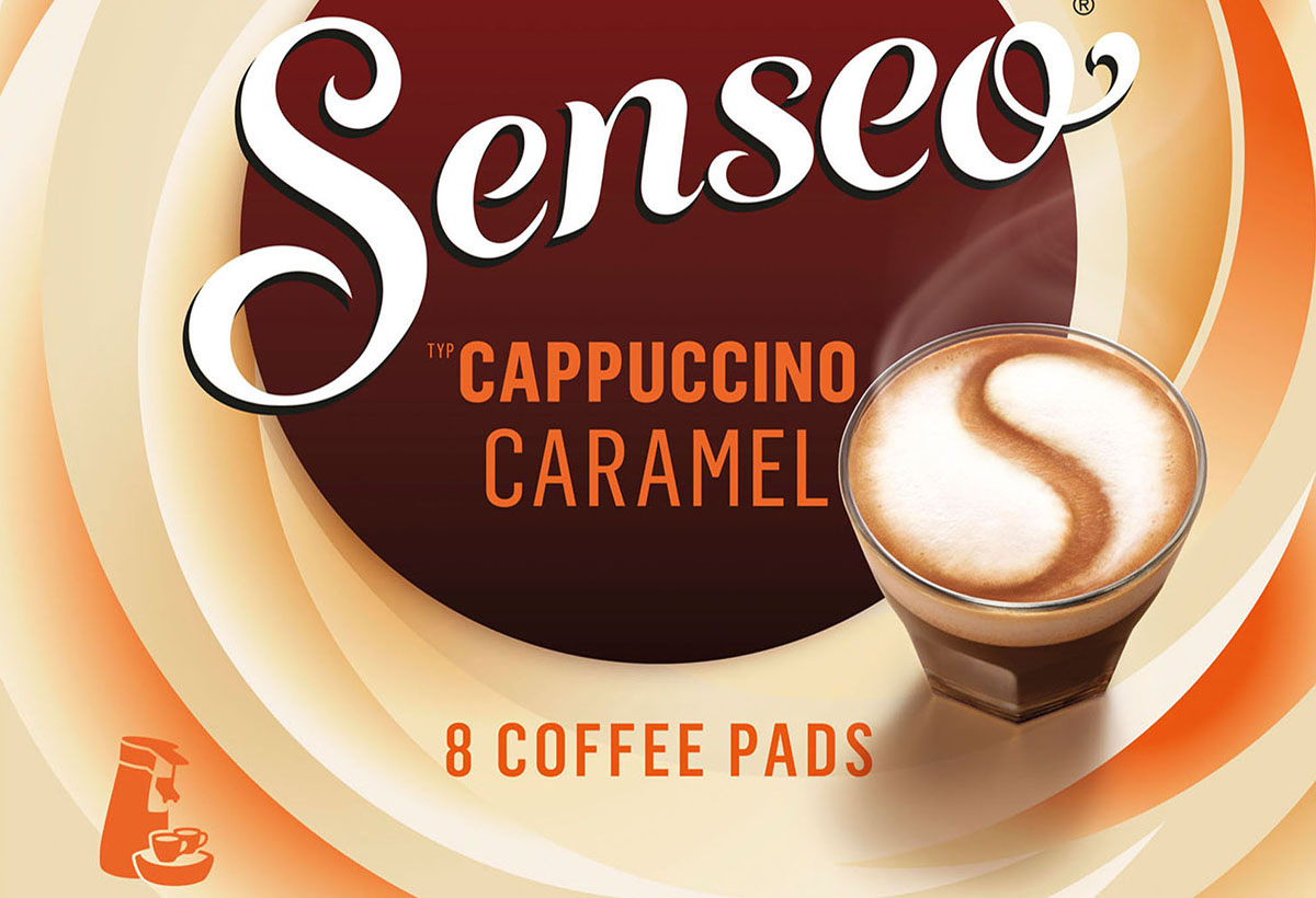 Drinks photography of Senseo Cappuccino Caramel made by Studio_m Photography Amsterdam