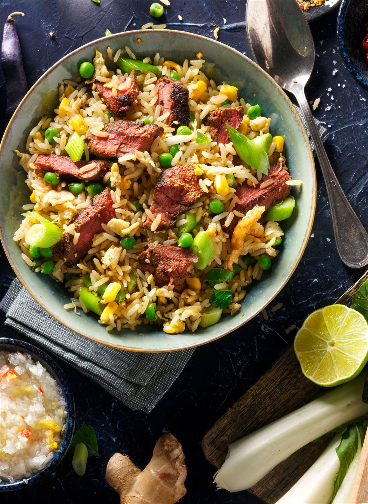 Antilliaanse Grillhouse Fried Rice Beef food menu photography by STUDIO_M-food photographer