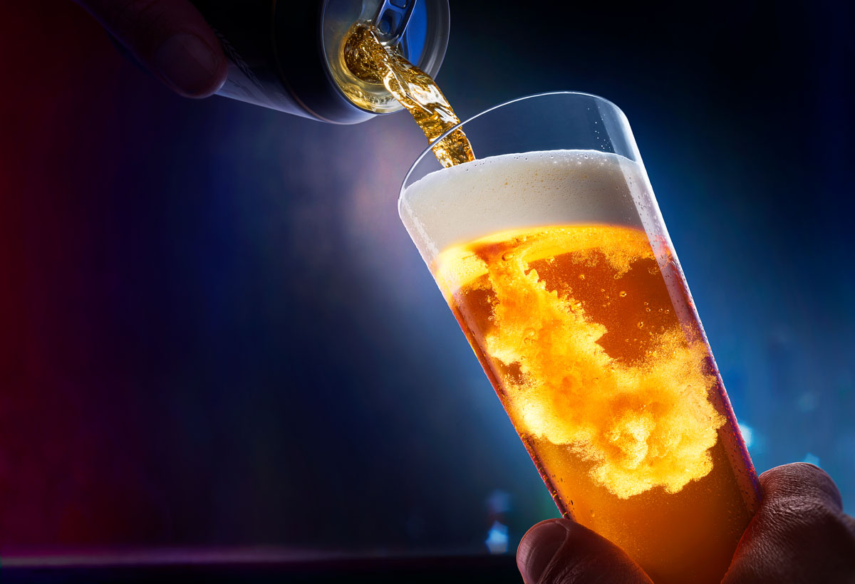 Beer pouring in glass hi speed photo by STUDIO_M drinks photographer