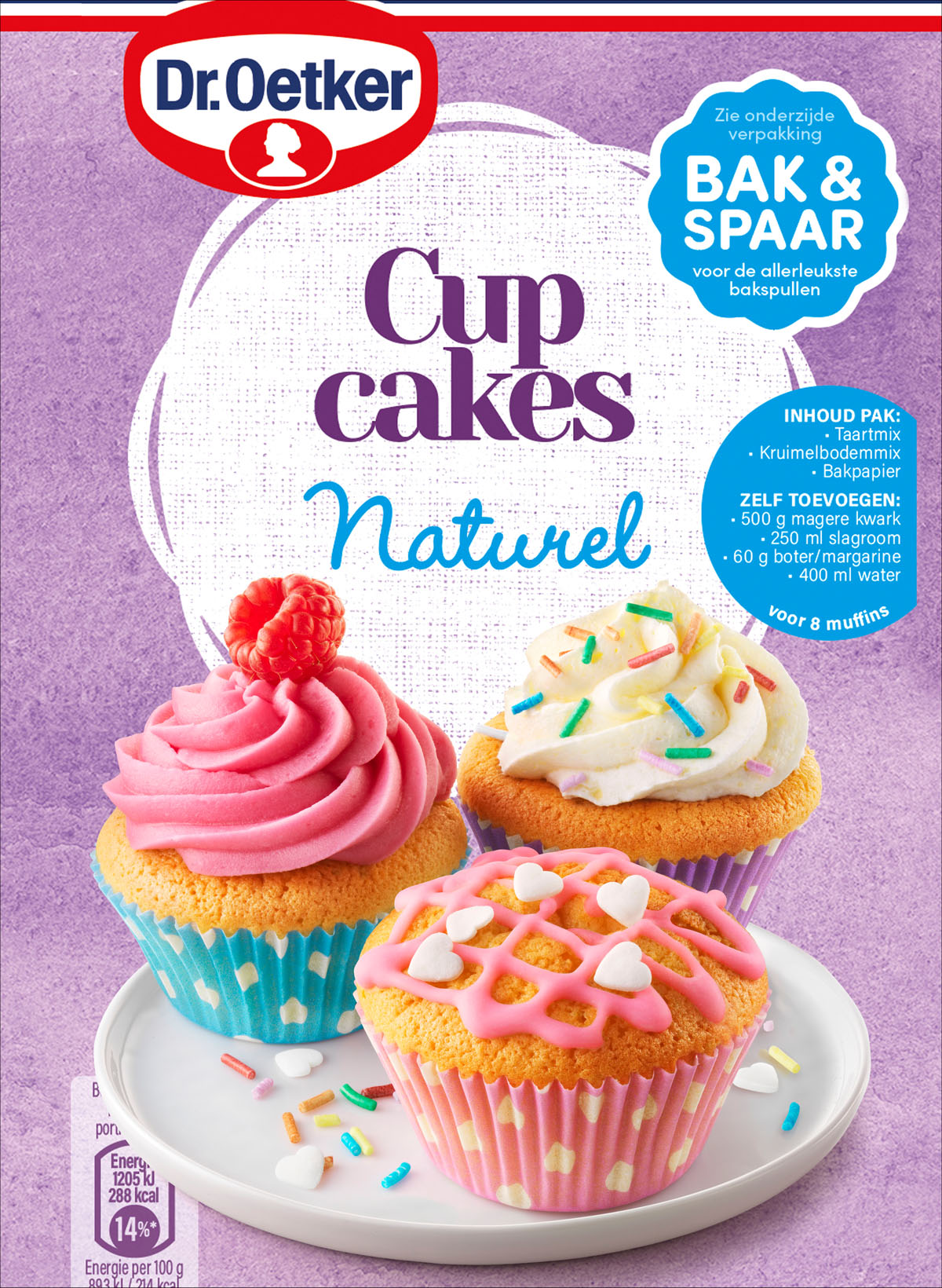 Dr Oetker Cupcakes packaging design photo by STUDIO_M food photography