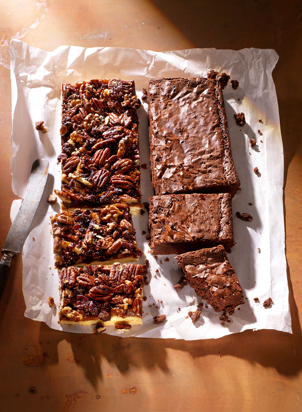 Food photography of brownies made by STUDIO_M photography 