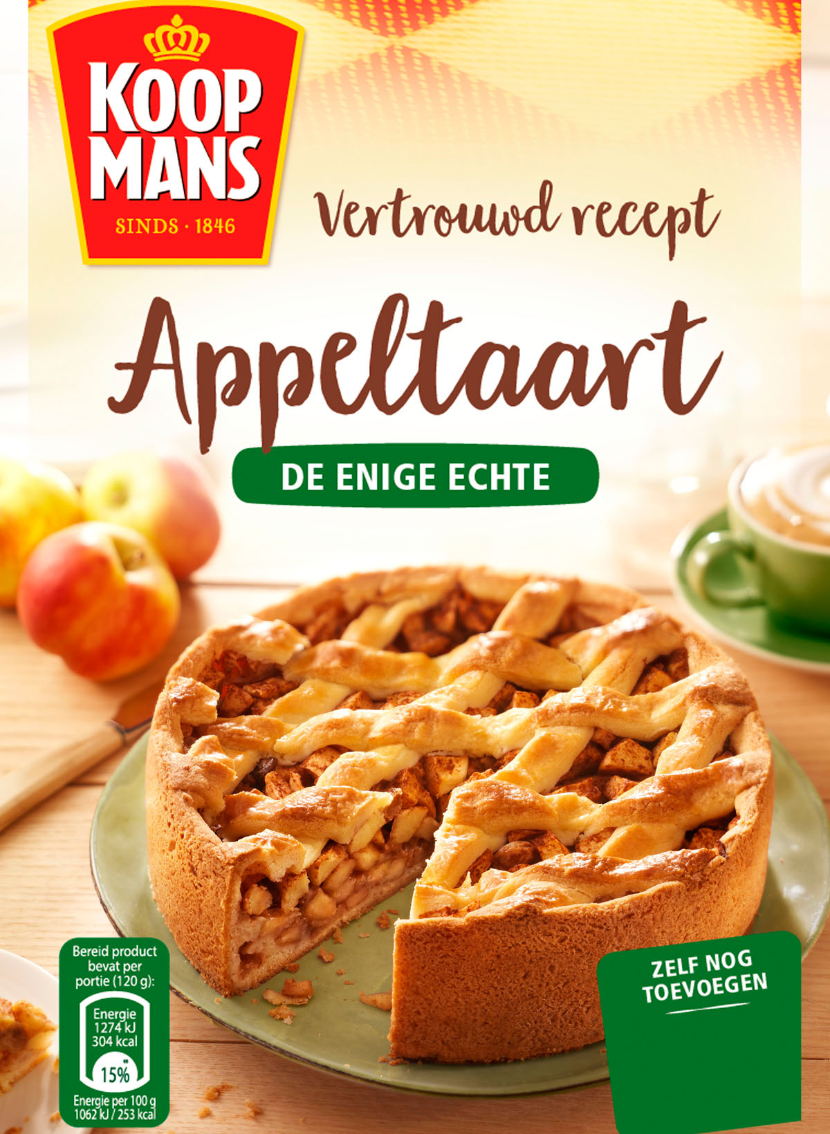 Packaging photography for Koopmans apple pie by studio_m foodphotographer